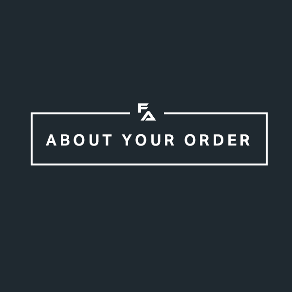 About Your Order